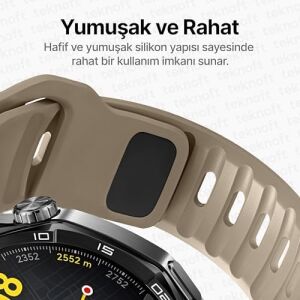 22MM ile Uyumlu Saatler Için Rugged Model 46MM Silikon Kordon  Watch (Gt6 Pro/gt6/gt5 Pro/gt5/gt4/watch 4 Pro/gt3/gt3 Pro/gt2/gt2 Pro)