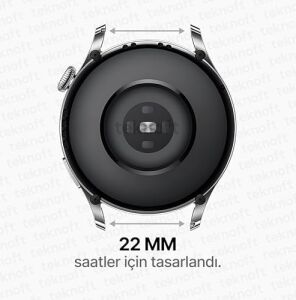 22MM ile Uyumlu Saatler Için Rugged Model 46MM Silikon Kordon  Watch (Gt6 Pro/gt6/gt5 Pro/gt5/gt4/watch 4 Pro/gt3/gt3 Pro/gt2/gt2 Pro)
