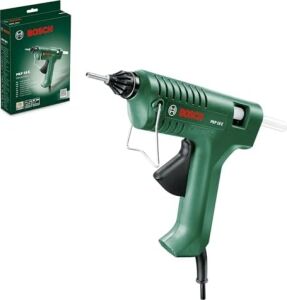 Home And Garden Pkp 18 E Elektrikli Sıcak Tutkal Tabancası, 200 V, Tutkal Çubuğu 1 Adet Ekstra Uzun Nozül, Yeşil