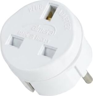 Ingiliz Priz Adaptörü, Uk Fiş Dönüştürücü, Topraklı Seyahat Adaptörü; Türkiye Tipi Cihazlar Için 3500W Güç, Tse & Ce Sertifikalı Yanmaz Gövde - Ingiltere Dubai Hong Kong Singapur Uyumlu Almera