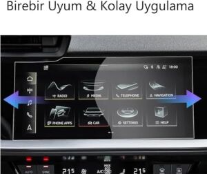 Audi A3 Ekran Koruyucu 10.1 Inç Multimedya Nano