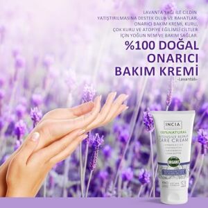 %100 Doğal Onarıcı Bakım Kremi Yoğun Nemlendirici Cilt Bakım Lavanta Shea Vegan 50 ml