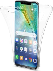 Mate 20 Pro Için Kılıf 6 Tarafı Tam Full Koruma 360 Clear Soft Şeffaf [mate 20 Pro ile Uyumlu Kılıf - Şeffaf]