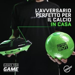 Smartball Smart Ball Soccer Bot - Iç Mekan Futbol Robotu Antrenörü, Tekli ve Çoklu Oyuncu Modu, 3 Yaş ve Üzeri Çocuklar Için, MR100, Siyah, Orta Boy