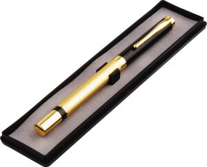 Kutulu Metal Roller Gold Siyah Kalem