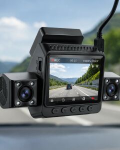 4 Kanallı Araç Kamerası Full Hd Gece Görüşlü Geniş Açılı Kayıt Sistemi