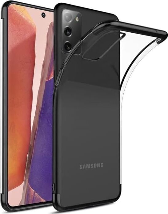 Ehr.  Galaxy Note 20 ile Uyumlu Darbeye Karşı Dayanıklı Lazer Kesim Silikon Tpu Kılıf (Siyah,  Galaxy Note 20)