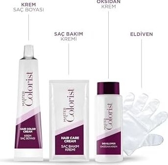 Premıum Yarı Kit Set Saç Boyası 8.1 Küllü Açık Kumral