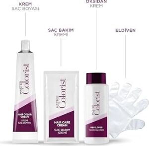 Premıum Yarı Kit Set Saç Boyası 8.1 Küllü Açık Kumral
