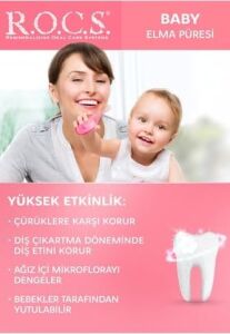 Baby Diş Macunu Elma Püresi 0-3 Ay