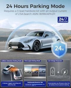 Azdome V600 1080P Araç Kamerası – Üç Kameralı,g Sensör,gece Görüş,geri Görüş Kameralı,su Geçirmez,yol Kayıt