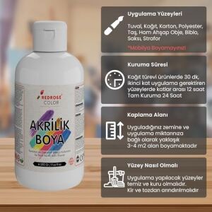 Açık Mavi Akrilik Boya 250GR