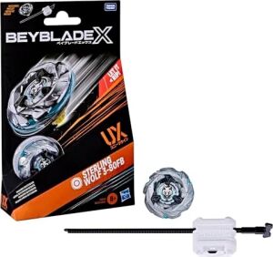Hasbro Beyblade x Sterling Wolf 3-80FB Ux Başlangıç Paketi, Topaç ve Başlangıç Paketi