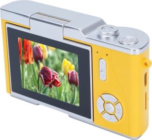Dijital Kamera 18X Zoom Flip Ekran Uzun Pil Ömrü