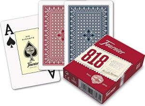 Poker Oyun Kartları Nº 818, Endeks, Kırmızı Veya Mavi