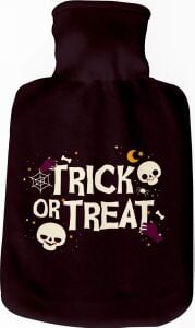Arkadaşa Hediye Halloween Tasarımlı Sıcak Su Torbası - Tasarım Kılıflı Termofor - El Ayak Isıtıcı