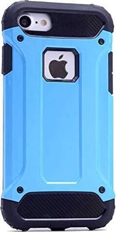 Apple iPhone 5 / 5s ile Uyumlu Kılıf Çift Katman Koruyucu Crash Military Tank Kılıf - Mavi