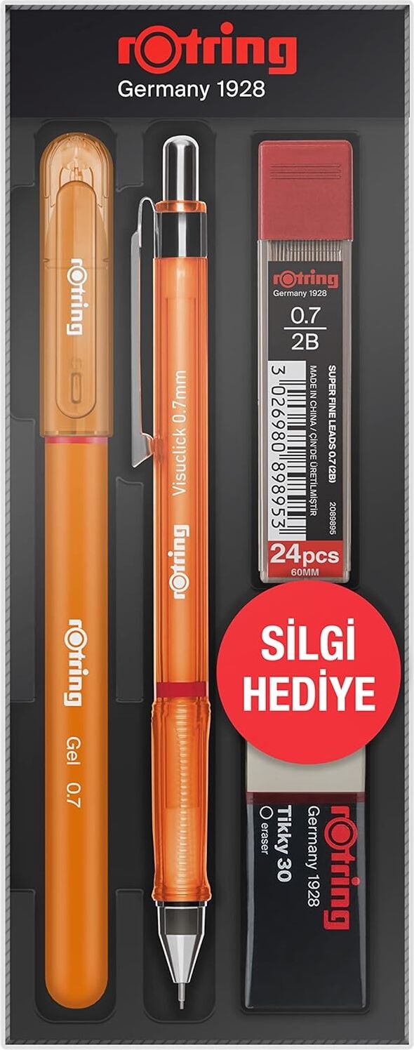 Visuclick Jel Okul Seti 0,7 mm - Turuncu