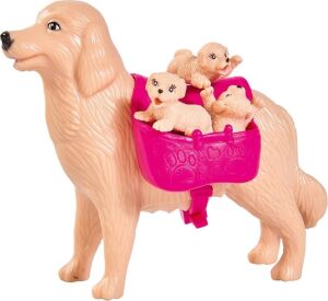 Evi Köpeği ve 3 Yavrusu SMB-105733072