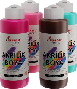 Tamamlayıcı Renkler Akrilik Boya 4'lü Set 4X120 ml