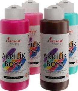 Tamamlayıcı Renkler Akrilik Boya 4'lü Set 4X120 ml