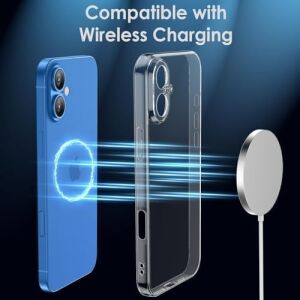 iPhone 16 Şeffaf Kılıf, Kamera Korumalı Şeffaf Silikon Kılıf, Kamera Koruyuculu iPhone 16 Transparent Kılıf