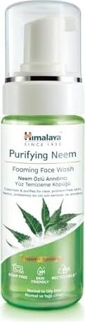 Himalaya Since 1930 Arındırıcı Yüz Temizleme Köpüğü, Neem, Zerdeçal, Parabensiz, Normal ve Yağlı Ciltler, 150 ml