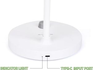 Dimmerli LED Ayarlanabilir Kablosuz Type-C Şarjlı Masa Lambası Çalışma Lambası