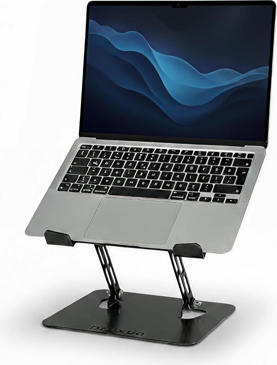 Prexua Flexer Ayarlanabilir Ergonomik Laptop Standı - Tablet Standı - Metal - Siyah - FLX2320BL (Siyah)