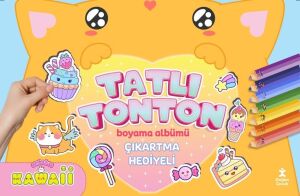 Kawaii Tatlı Tonton - Çıkartma Hediyeli Boyama Albümü