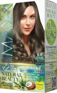 Natural Beauty Amonyaksız Set Saç Boyası 8.11 Yoğun Küllü Açık Kumral