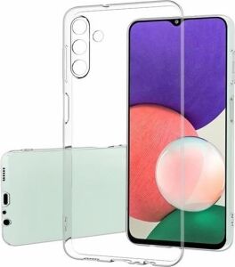 ile Uyumlu Şeffaf Clear Silikon Yüksek Kalite Darbeye Dayanıklı Şık Telefon Kılıfı ( A05S)