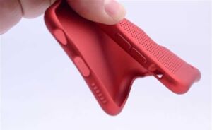 Apple iPhone 8 ile Uyumlu Kılıfı Silikon Delikli Yumuşak Esnek Mat Renkli Parmak Izi Bırakmayan Ince Kapak Rose Gold