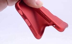 Apple iPhone 8 ile Uyumlu Kılıfı Silikon Delikli Yumuşak Esnek Mat Renkli Parmak Izi Bırakmayan Ince Kapak Rose Gold