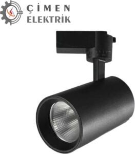 Noas YL29 4001 Siyah Kasa Lyon 40W Ray Spot 6400K Beyaz Işık