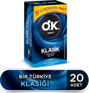Klasik Ekonomik Prezervatif 20 Adet