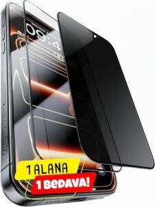 iPhone 11 Pro/x/xs Ekran Koruyucu Için  Ultra Berrak+Hayalet(Privacy), Anti-Statik, 9h Süper Güçlü Temperli Cam, 5d Full Koruma - Kolay Takılır (1 Al 1 Bedava)