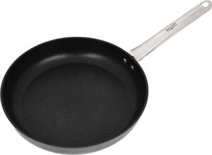 Master Titanium 20CM Tava, Çelik Sap Metalik Gri