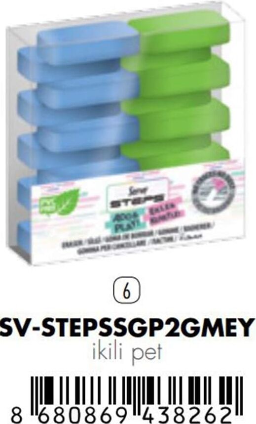 Steps Silgi Pastel Gök Mav-Elma Ysl 2li Pet