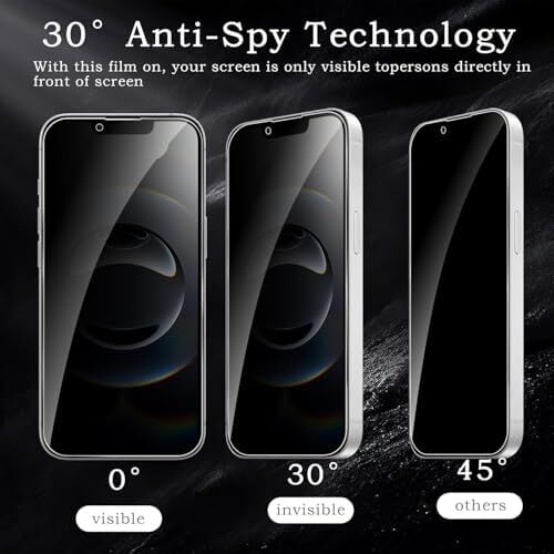 Psr Aksesuar iPhone 14 Pro Max Uyumlu Hayalet Ekran Koruyucu - Davin Privacy Seramik Ekran Filmi (Iphone 14 Pro Max)
