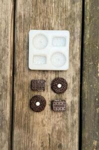 Concept Bisküvi Dörtlü Silikon Mum Kalıbı