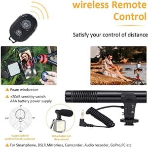 Profesyonel Vlogging Seti Video Kiti Tripod Mikrofon LED Işık Telefon Tutucu Kumandalı Selfie Vlog Tiktok Youtube