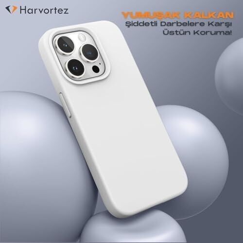 iPhone 14 ve iPhone 13 Kılıf 6.1'' ile Uyumlu Premium Sıvı Silikon Kılıf - Yumuşak Dokulu, Mikrofiber Kadife Astarlı, 3 Katmanlı Darbe Emici Sert Kapak - Siyah