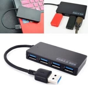 5265 4 Port USB Hub USB 3.0 ve 2.0 USB Çoklayıcı Çoğaltıcı Switch Adaptör