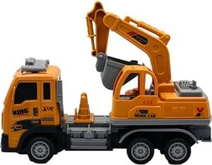 Uzaktan Kumandalı Şarjlı Full Fonksiyon Işıklı Inşaat Makineleri 27 Mhz 1:16 Ölçek (Kepçe)