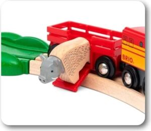 World 33988 Iskandinav Ormanı Hayvanları Seti - Ahşap Tren Aksesuarları - 3 Yıldan Itibaren Tavsiye Edilir