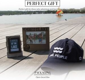 67065 Memories Are Made Am See Bilderrahmen, 7–1/2 x 6–3/10,2 cm