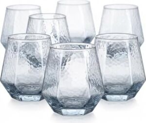 6 Adet Cam Bardak Seti - Sade ve Modern Tasarımlı, Ekstra Berrak Su, 6'lı Meşrubat ve Kahve Bardağı Takımı (310 Ml)