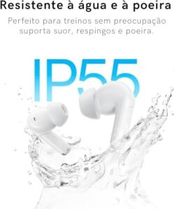Bass Bp1 Pro Anc Kablosuz Kulaklık 6 Mikrofon IP55 55 Saat Beyaz