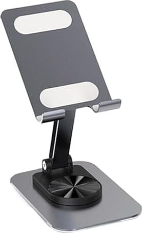Telefon Standı Çok Yönlü 360° Dönebilen Metal Gövdeli Ayarlanır ve Katlanır Masa Üstü Kullanımı Için Tüm Telefonlara Uygundur